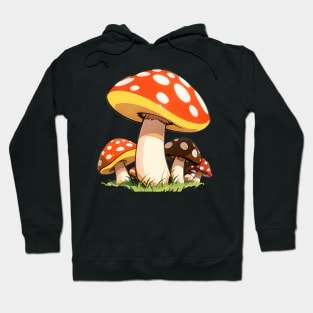 Retro Mushrooms 05 Hoodie